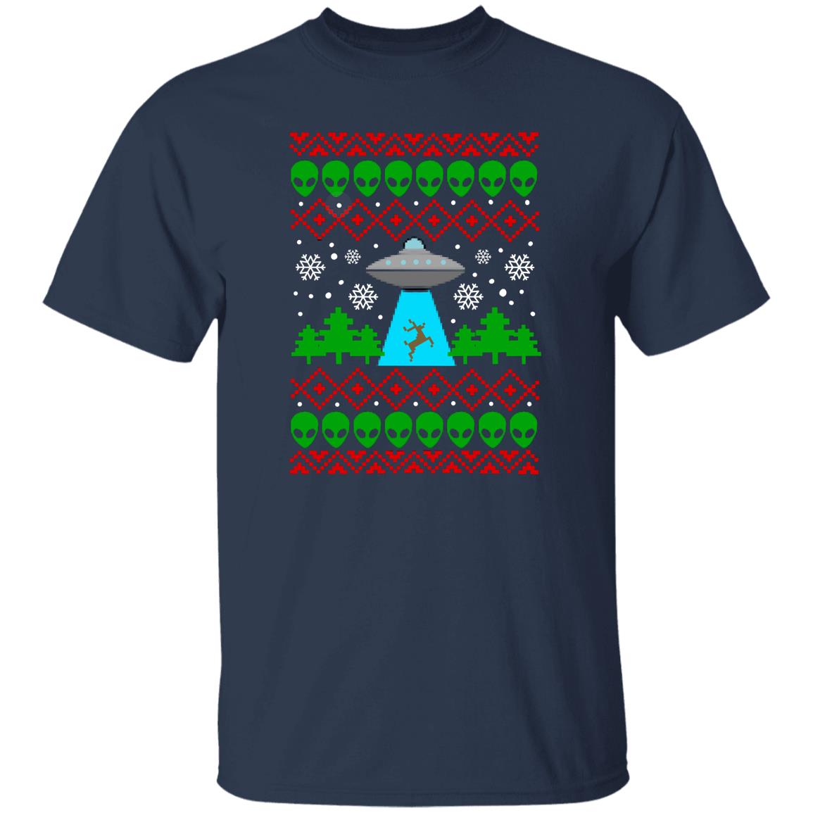 UFO Funny Christmas T-Shirt