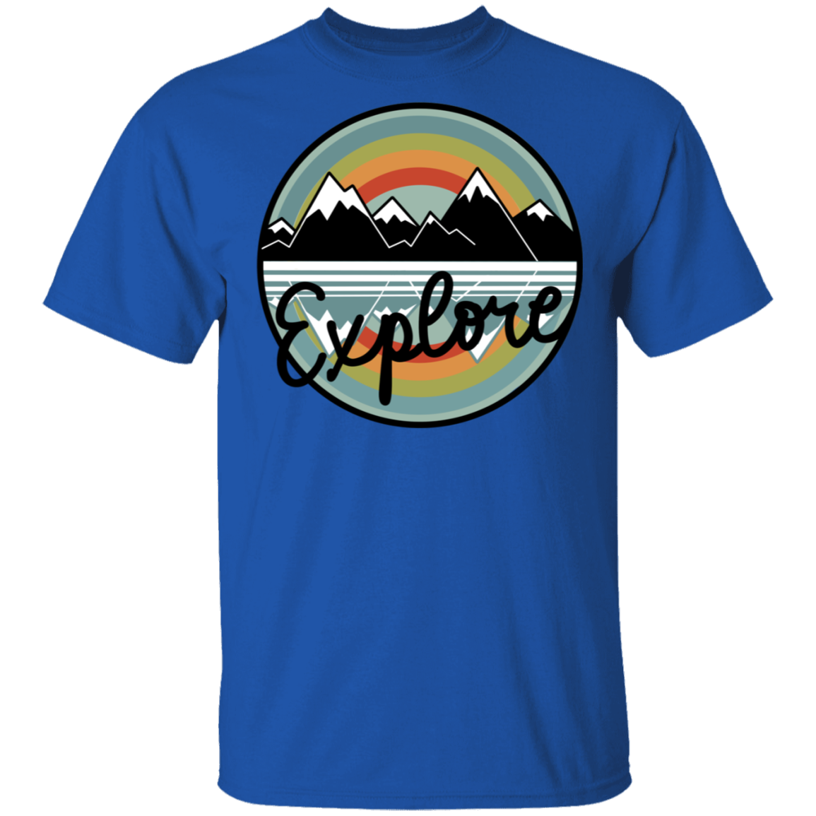 Explore Mountains Nature Camping T-Shirt