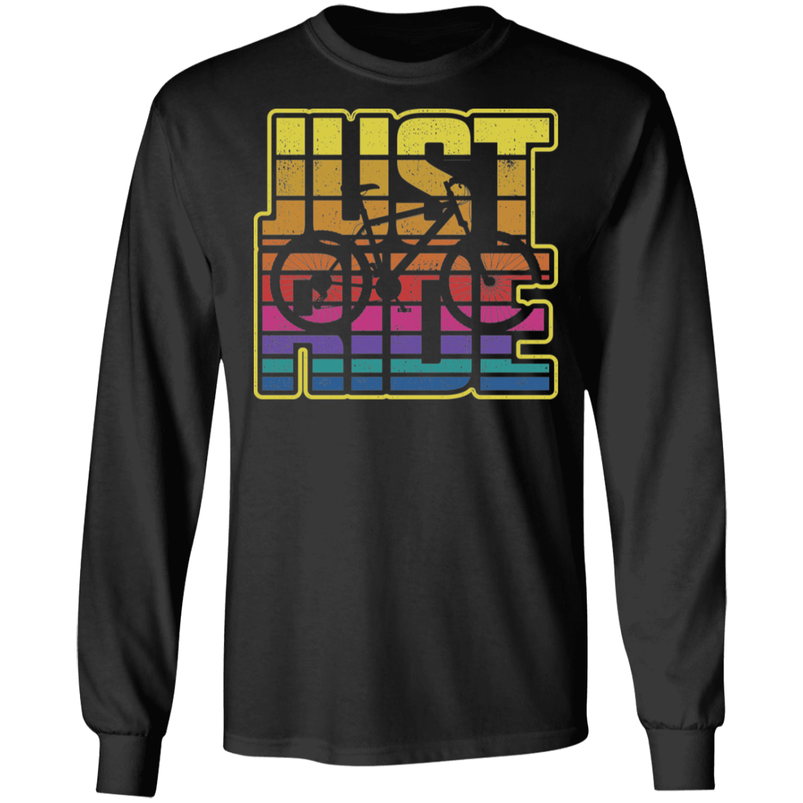 Just Ride Mountain Bike Biking Long Sleeve T-Shirt