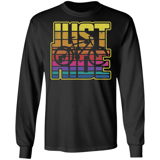 Just Ride Mountain Bike Biking Long Sleeve T-Shirt
