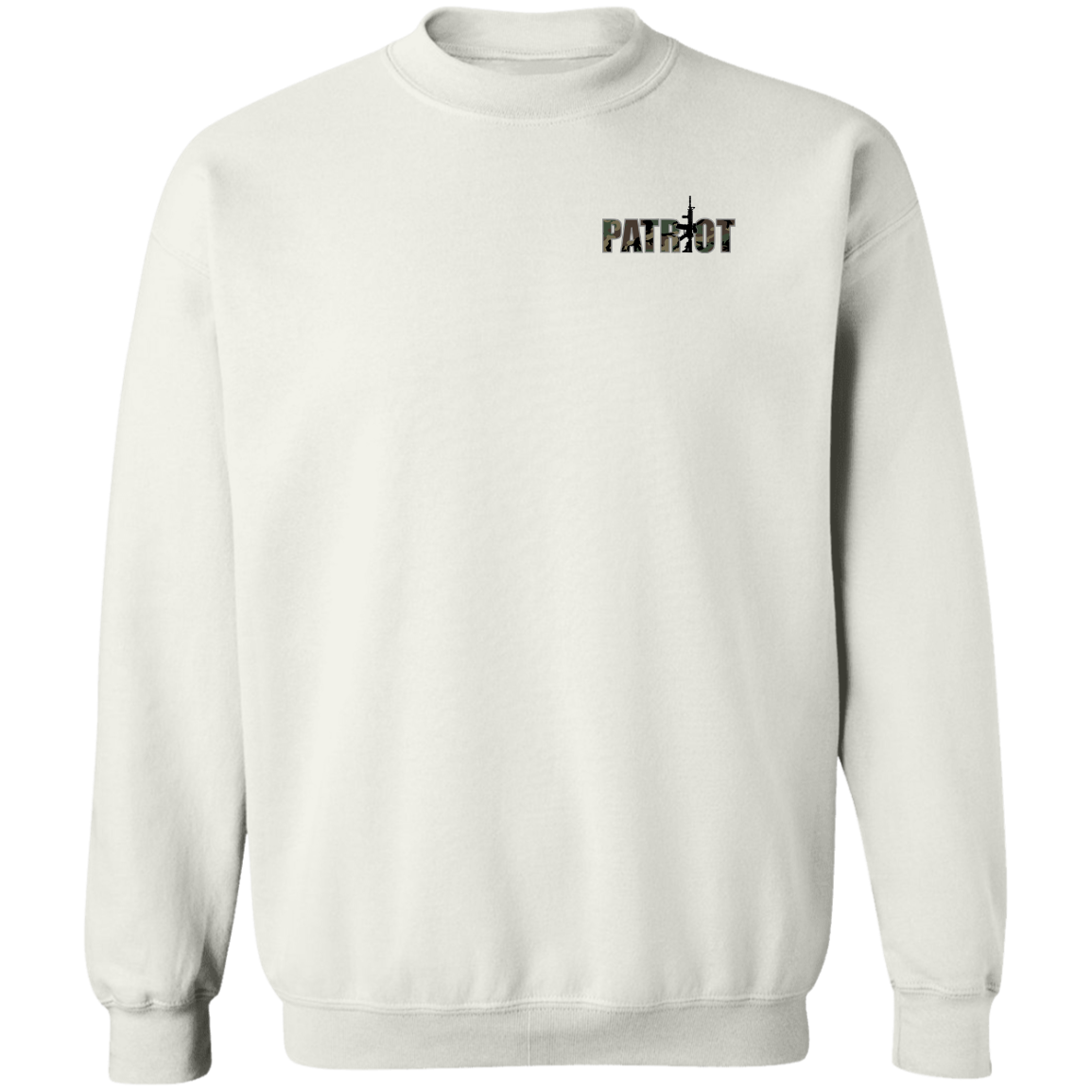 Patriot Don't Tread on Me Gadsden Flag Double Sided Crewneck Sweatshirt