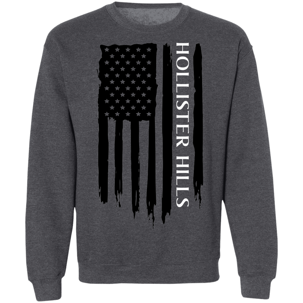 Hollister Hills American Flag Crewneck Sweatshirt