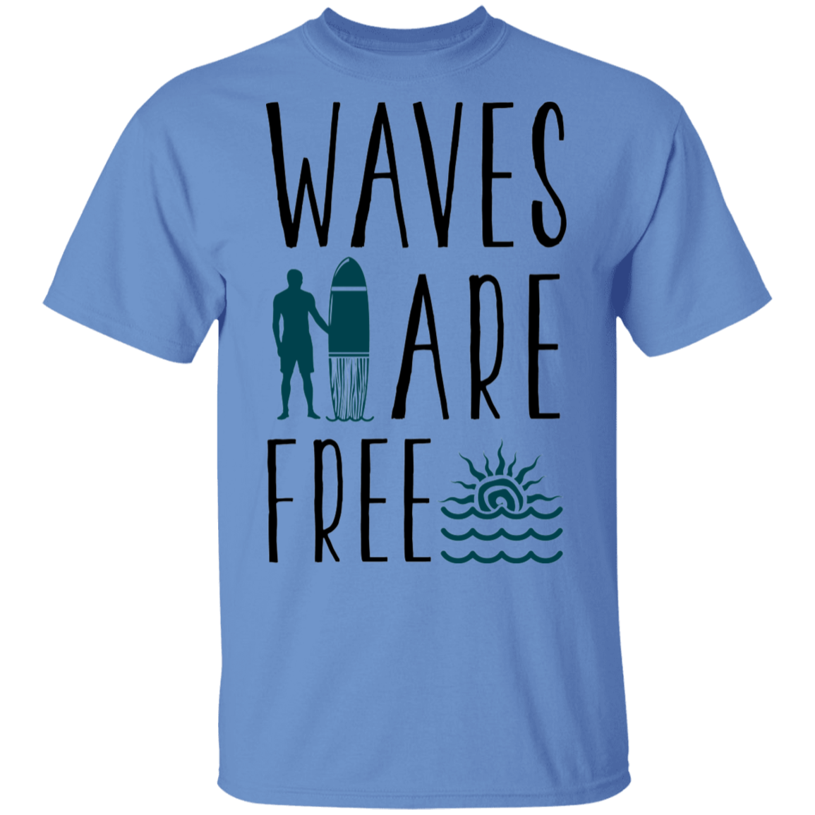 Waves Are Free Surfing T-Shirt