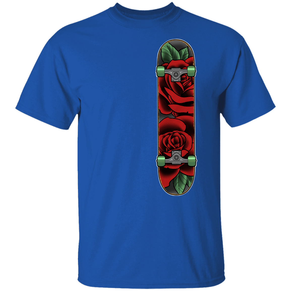 Rose Classic Skateboard Skateboarder Youth T-Shirt