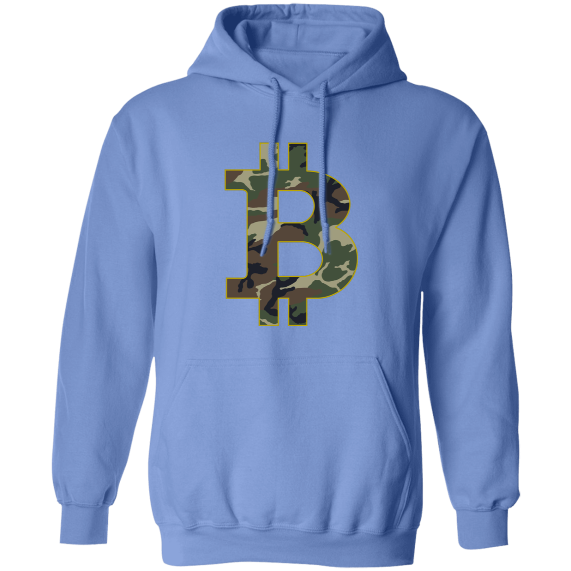 Camo Bitcoin Hodl Cryptocurrency BTC Pullover Hoodie