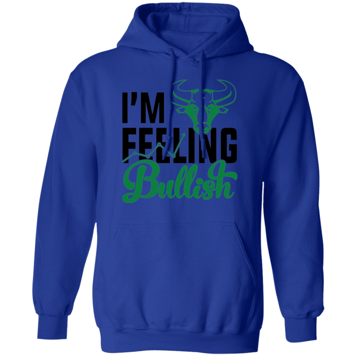 I'm Feeling Bullish Stocks Technical Analysis Pullover Hoodie