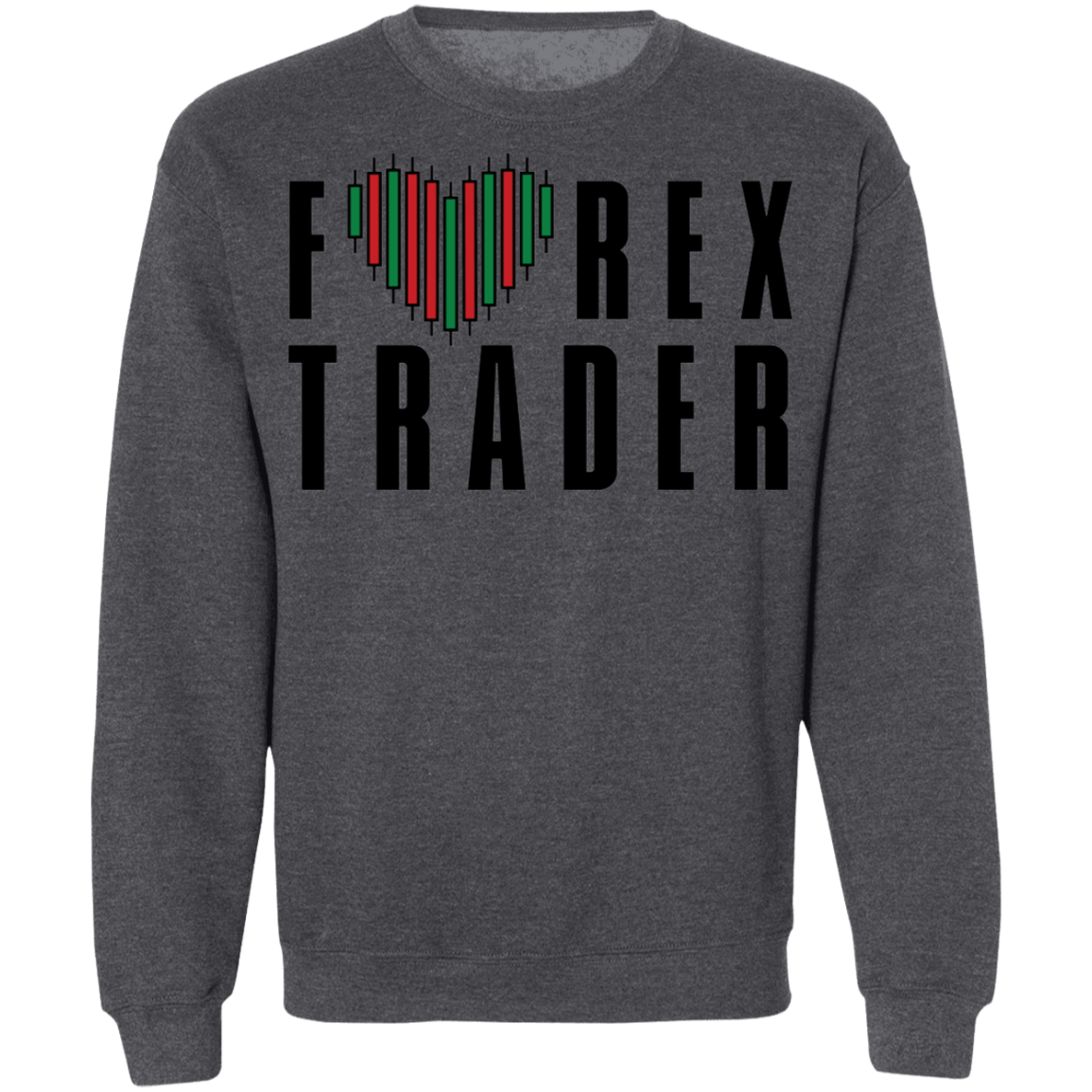 Forex Trader Trading Technical Analysis Crewneck Sweatshirt