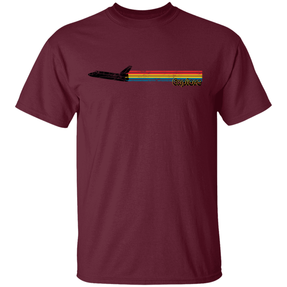 Men's Space Rocket Ship Explorer T-Shirt