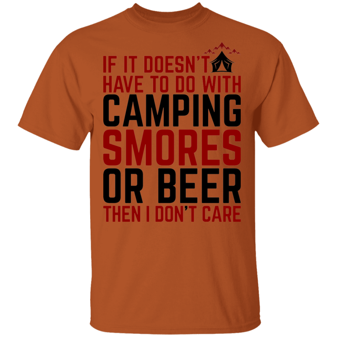 Camping Smores or Beer Funny T-Shirt