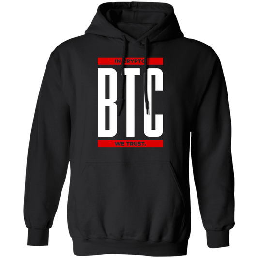 Bitcoin BTC In Crypto We Trust Cryptocurrency Pullover Hoodie