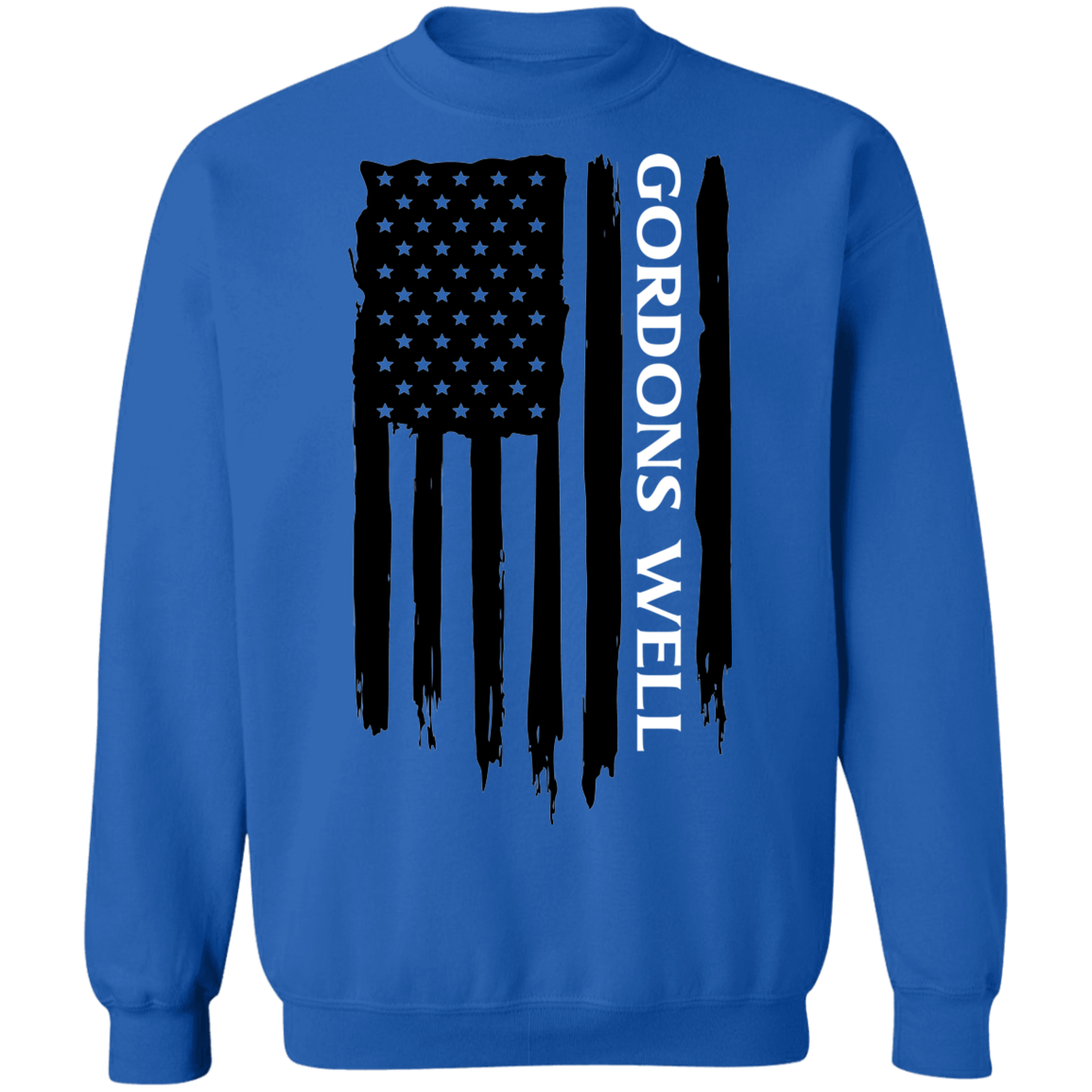 Gordon Well American Flag Crewneck Sweatshirt