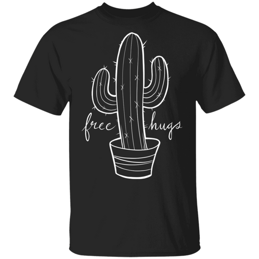 Free Hugs Cactus Funny T-Shirt