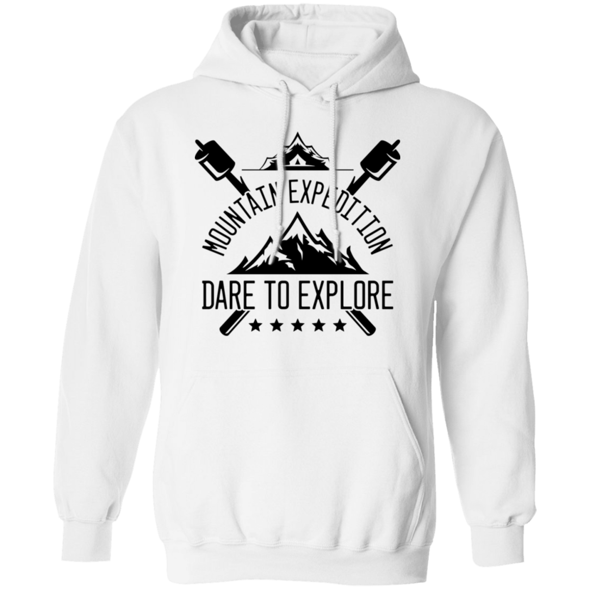 Mountain Expedition Dare to Explore Camping Pullover Hoodie