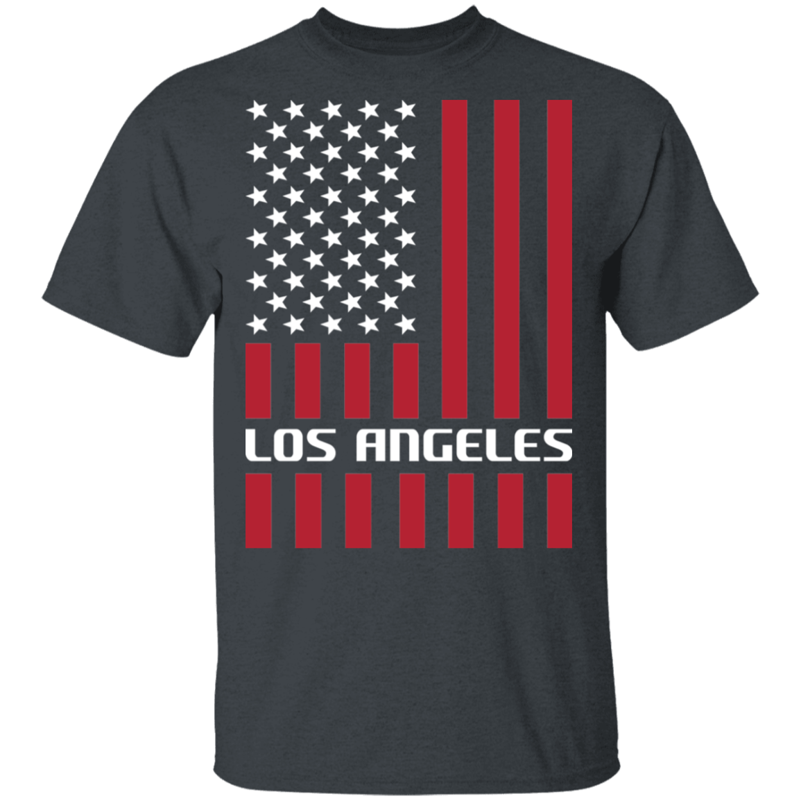 Los Angeles American Flag USA T-Shirt