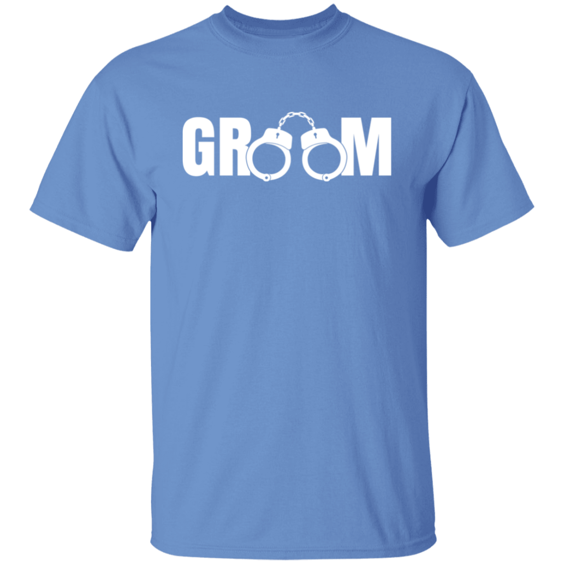 Bachelor Party Wedding Funny Groom Handcuffs T-Shirt