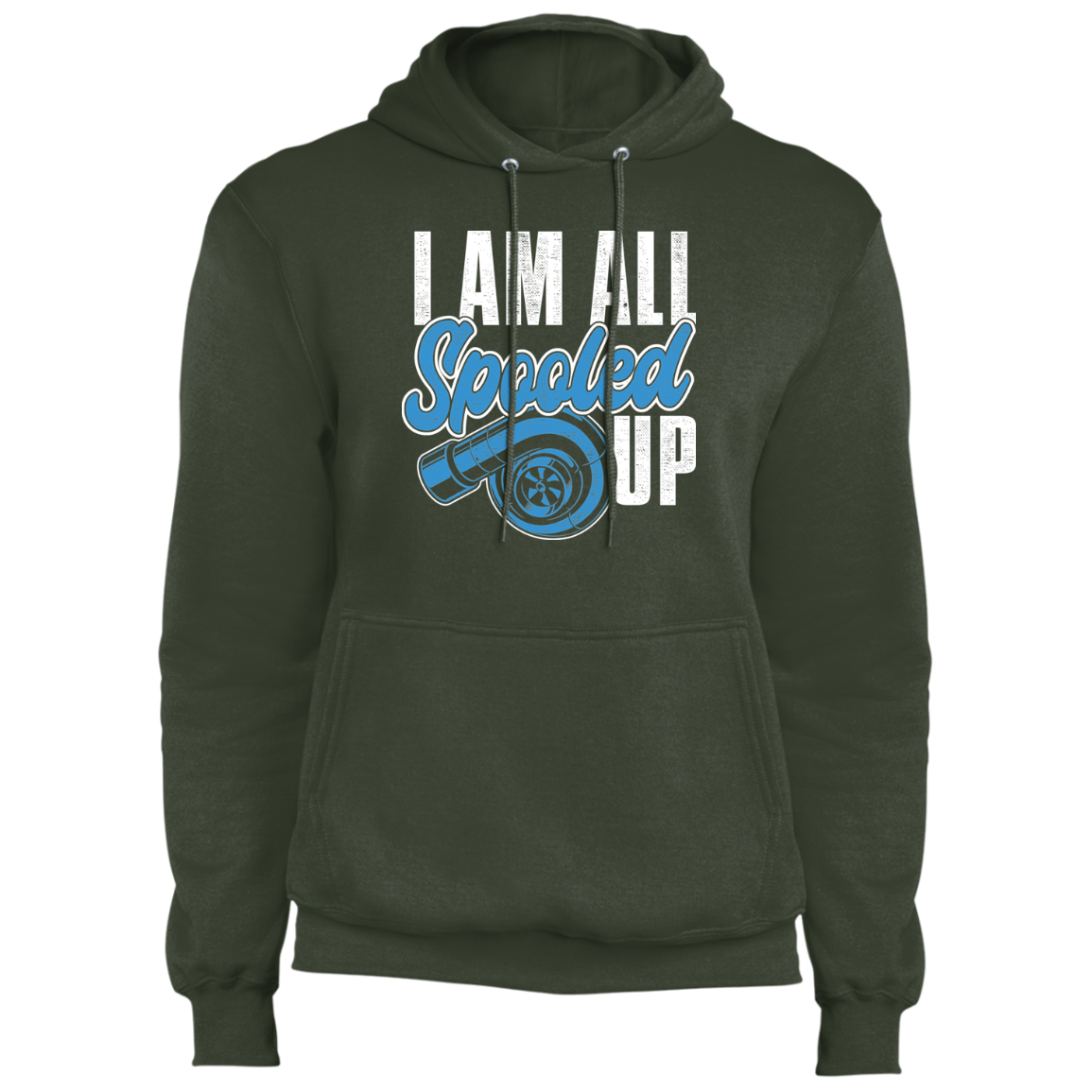 I Am All Spooled Up Turbo Racing Boosted Pullover Hoodie