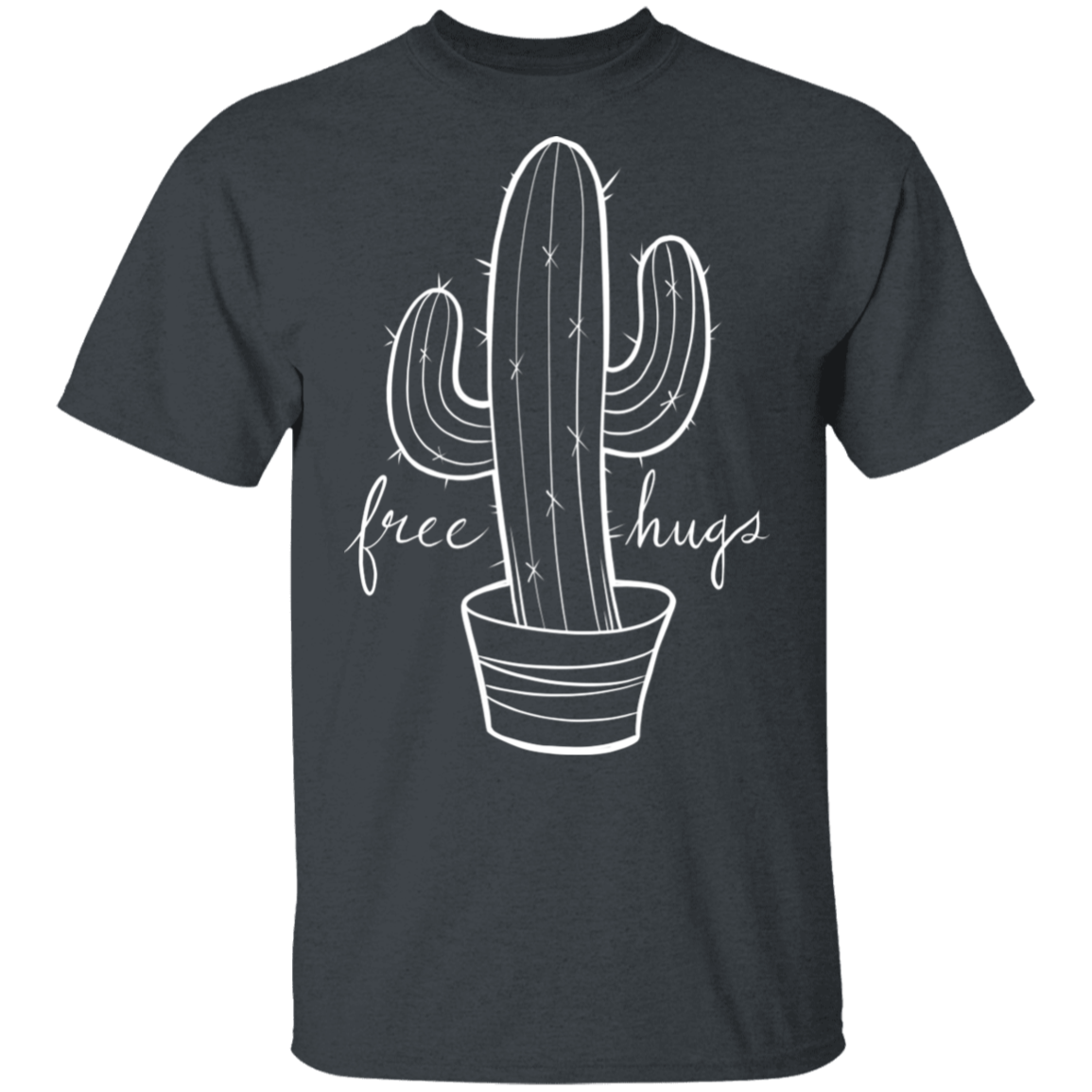 Free Hugs Cactus Funny T-Shirt