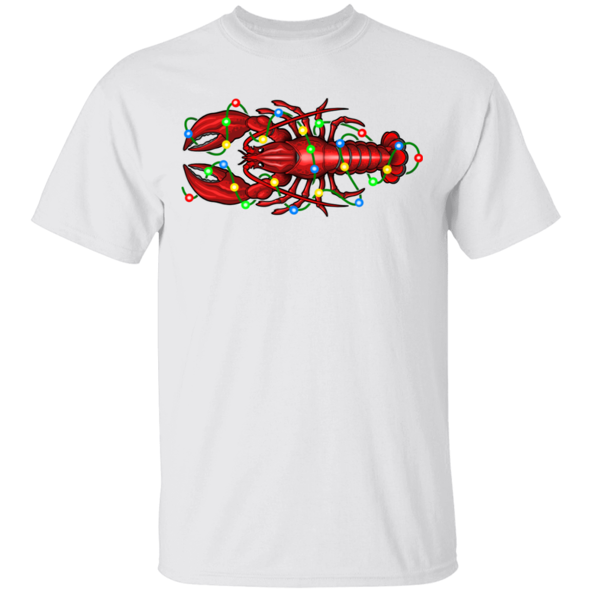 Lobster Merry Christmas Saltwater T-Shirt