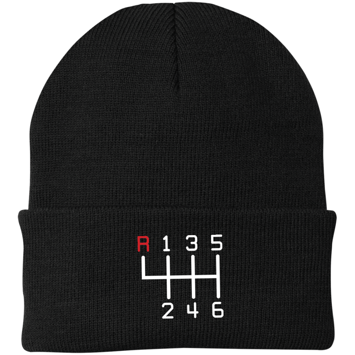 6 Speed Manual Stick Shift Beanie Cap