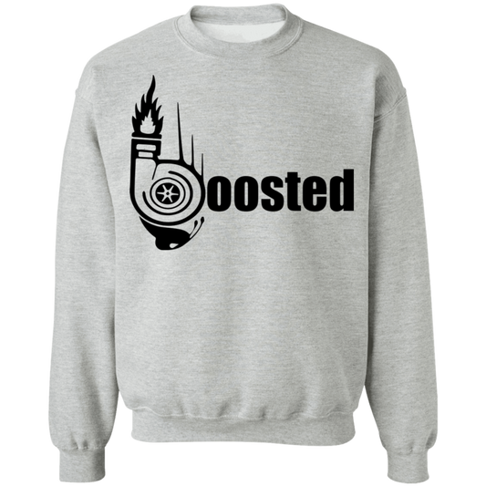 Boosted Turbo Word Boosted Turbo Racing Gapped Crewneck Sweatshirt