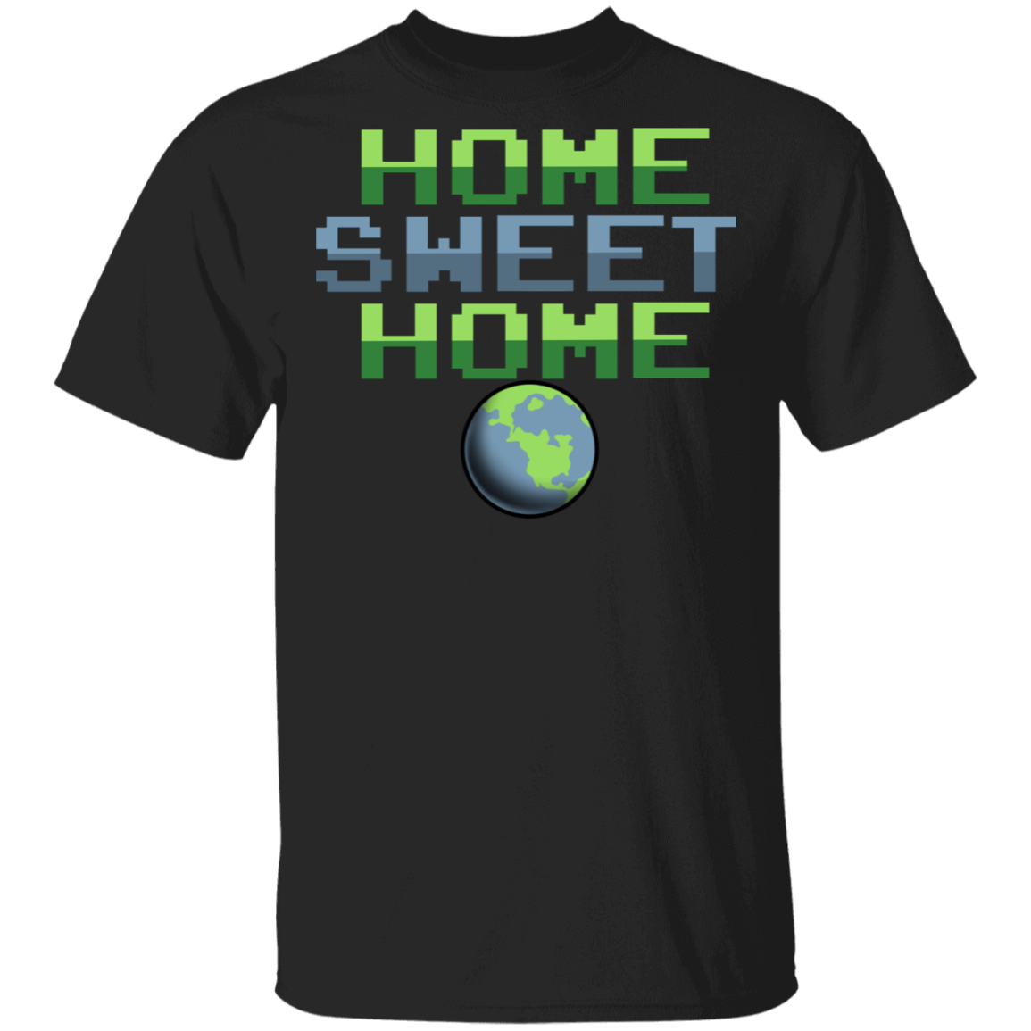 Men's Space Planet Earth Home Sweet T-Shirt