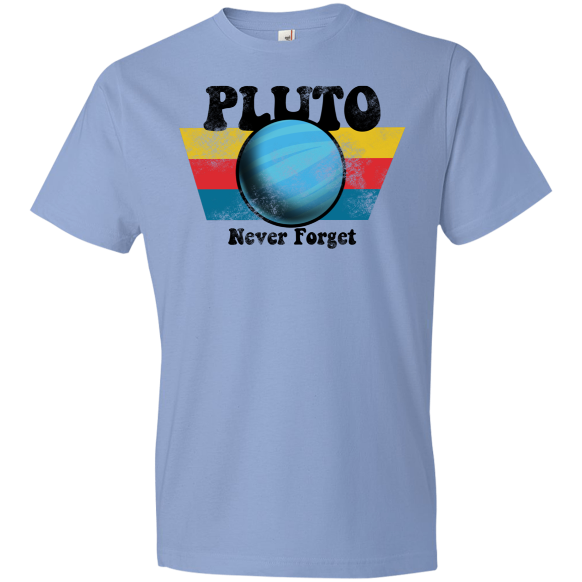 Youth Space Planet Pluto Vintage 80s Lightweight T-Shirt