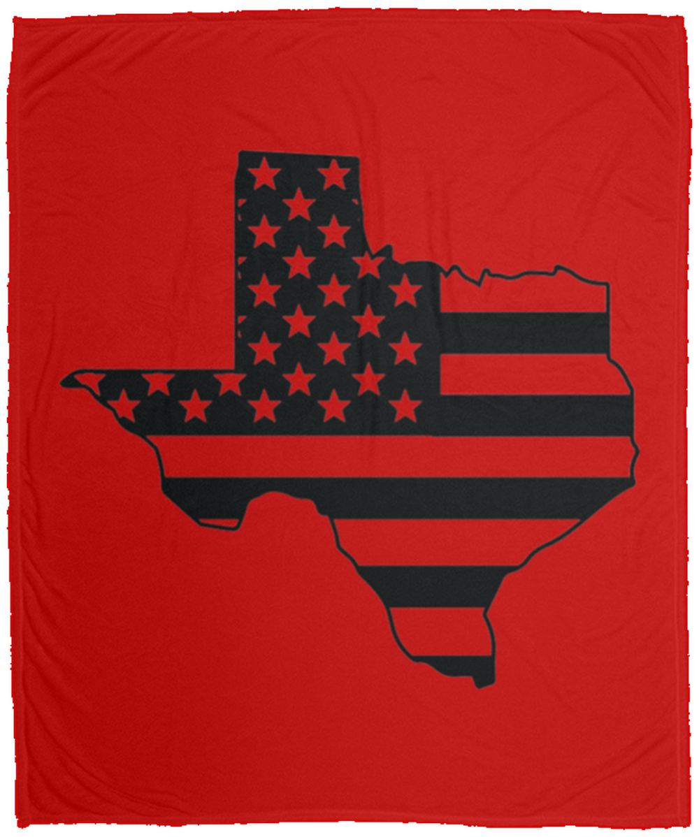 Texas American Flag State Fleece Blanket - 50x60