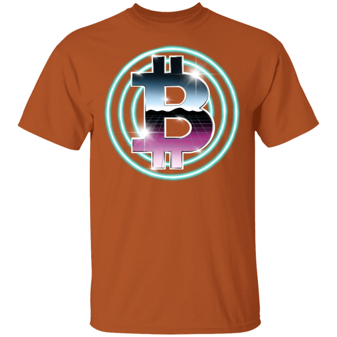 80's Retro Bitcoin Hodl Cryptocurrency BTC T-Shirt