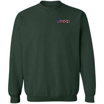 Patriot 1776 American Bald Eagle Double Sided Crewneck Sweatshirt