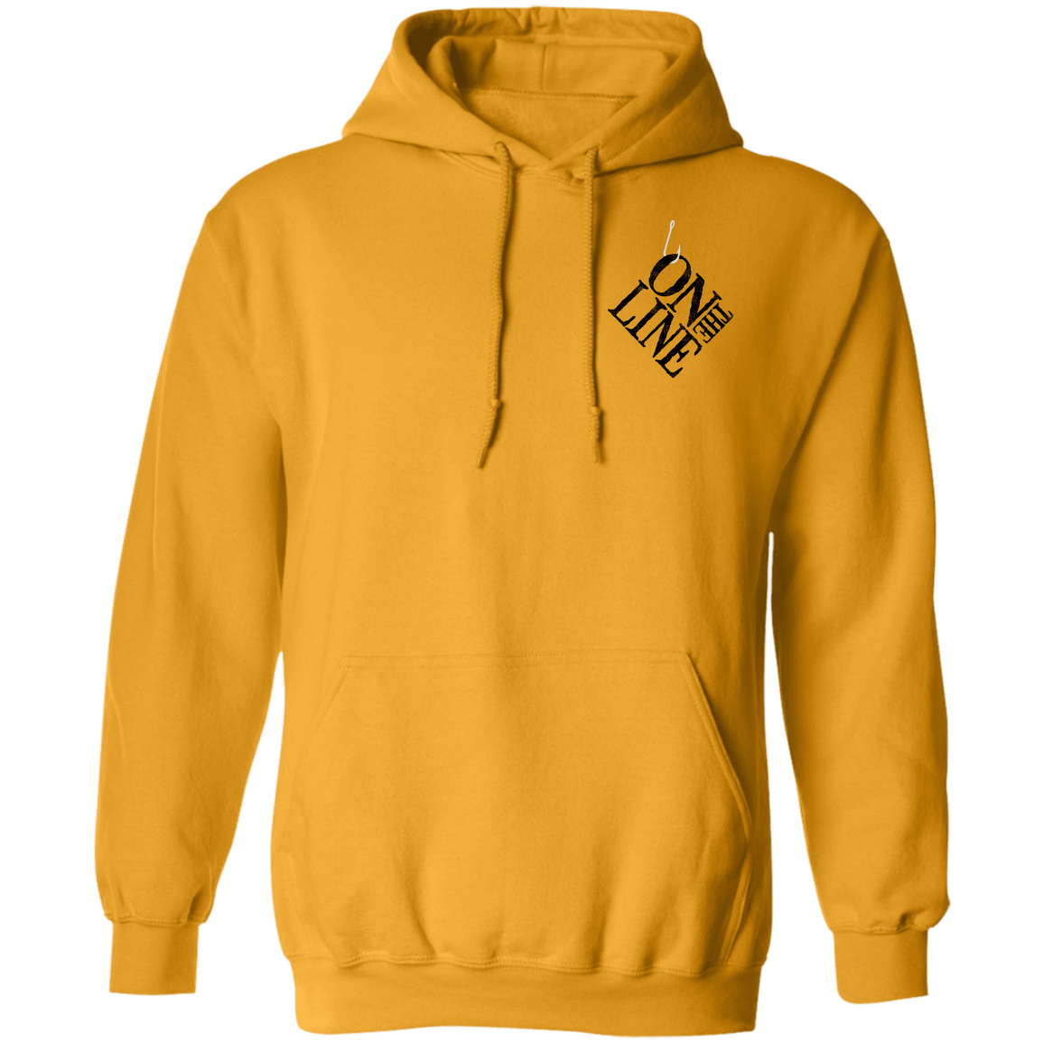 Sculpin Fish On The Line Saltwater Double Sided Pullover Hoodie