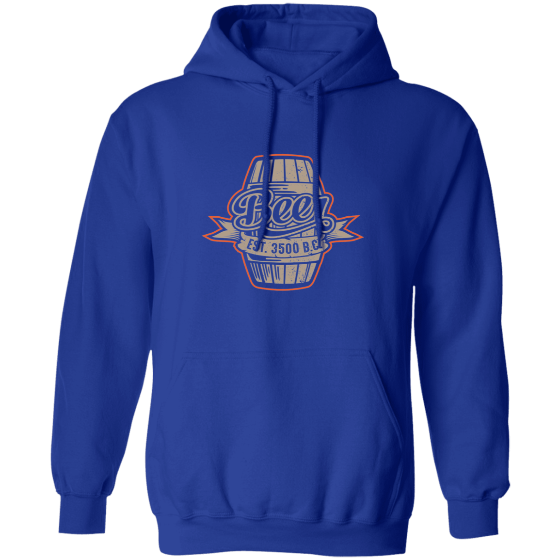 Beer Est. 3500 B.C. Pullover Hoodie