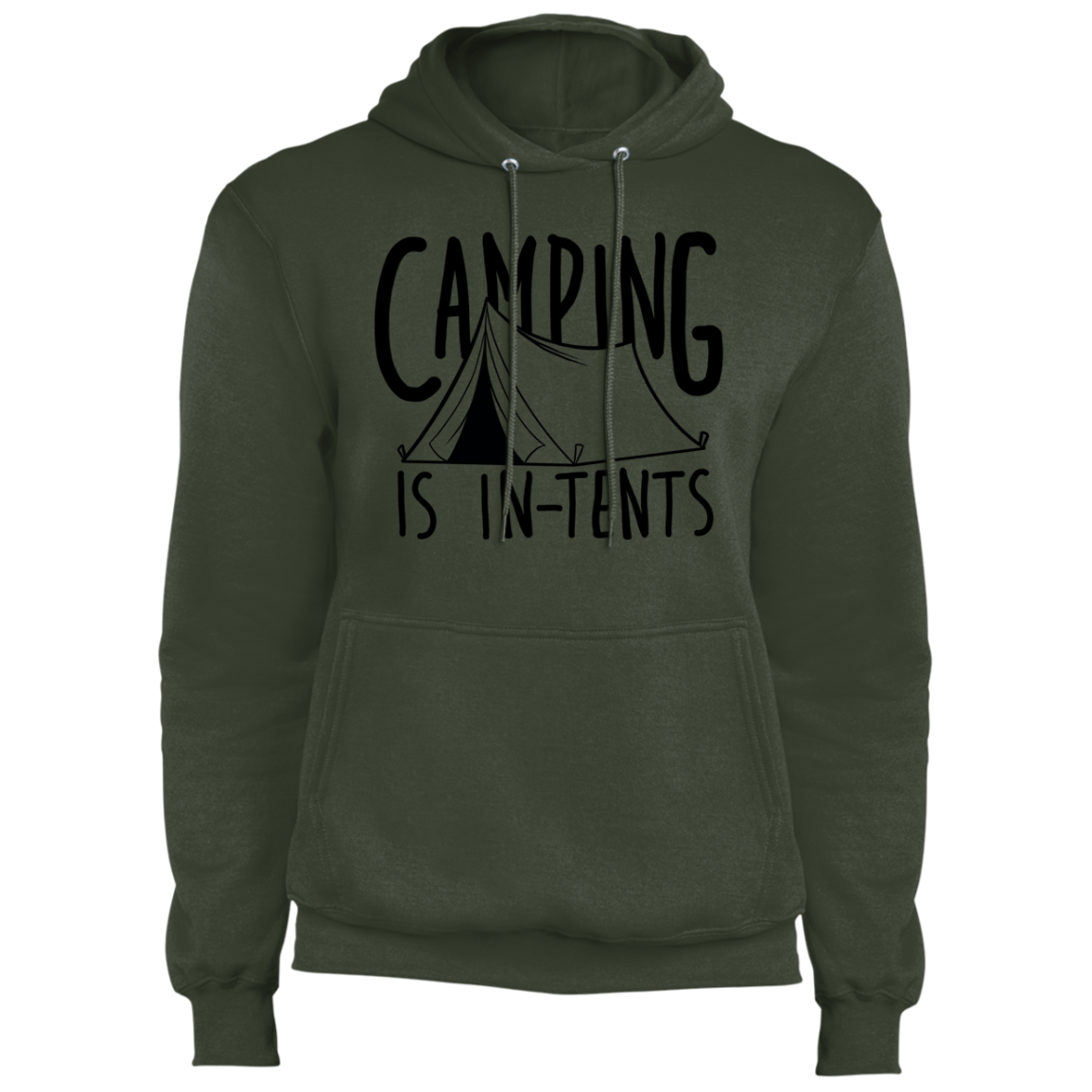 Camping is In-Tents Funny Premium Pullover Hoodie