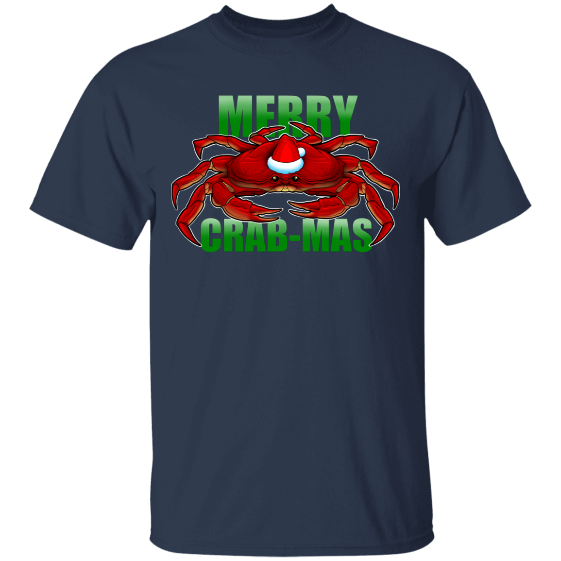 Merry Crab-Mas Saltwater Christmas T-Shirt