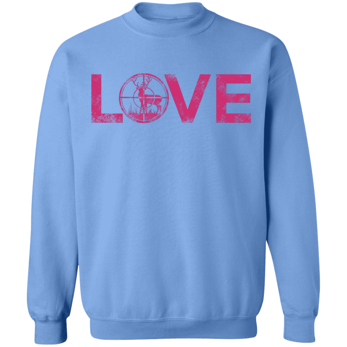 Love Hunting Hunter Pink Crewneck Sweatshirt