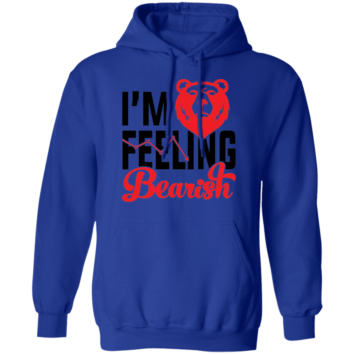 I'm Feeling Bearish Stocks Technical Analysis Pullover Hoodie