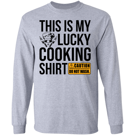 This Is My Lucky Cooking Shirt Long Sleeve T-Shirt
