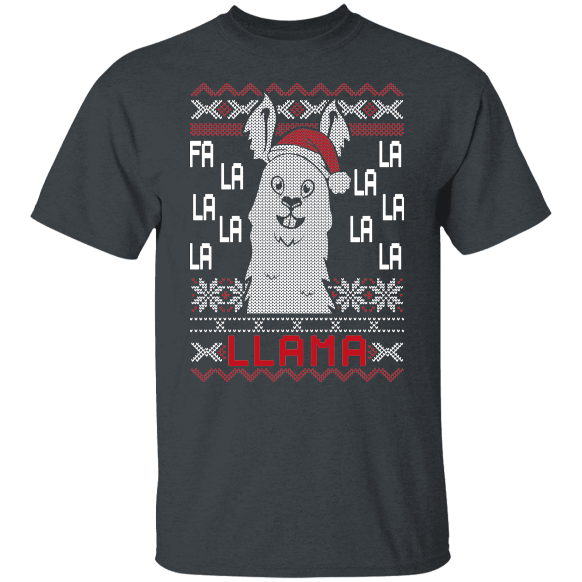 Fa La La LLama Ugly Christmas Party T-Shirt