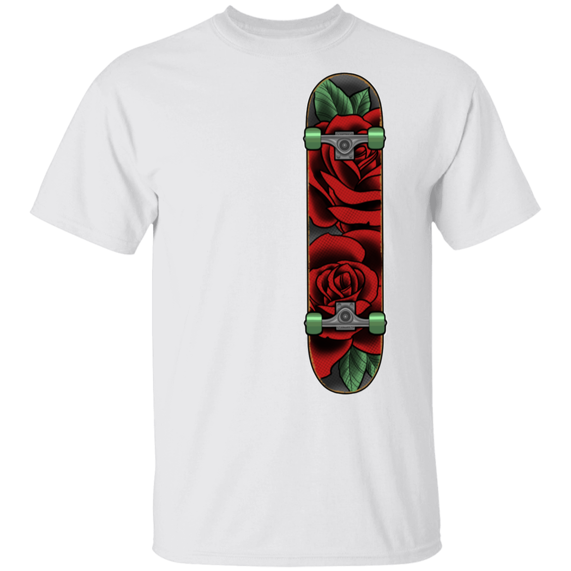 Rose Classic Skateboard Skateboarder T-Shirt
