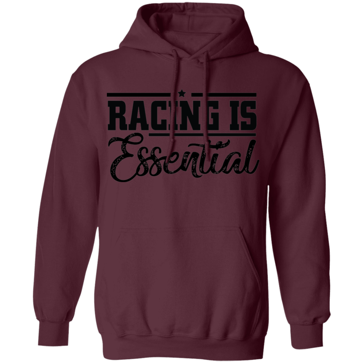 Racing Is Essential Racing Gapped Turbo Boosted Pullover Hoodie