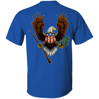 We the People American Bald Eagle 1776 Double Sided T-Shirt