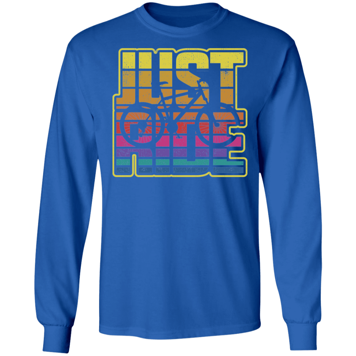 Just Ride Mountain Bike Biking Long Sleeve T-Shirt