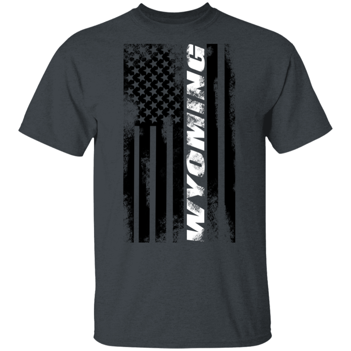 Wyoming American Flag T-Shirt
