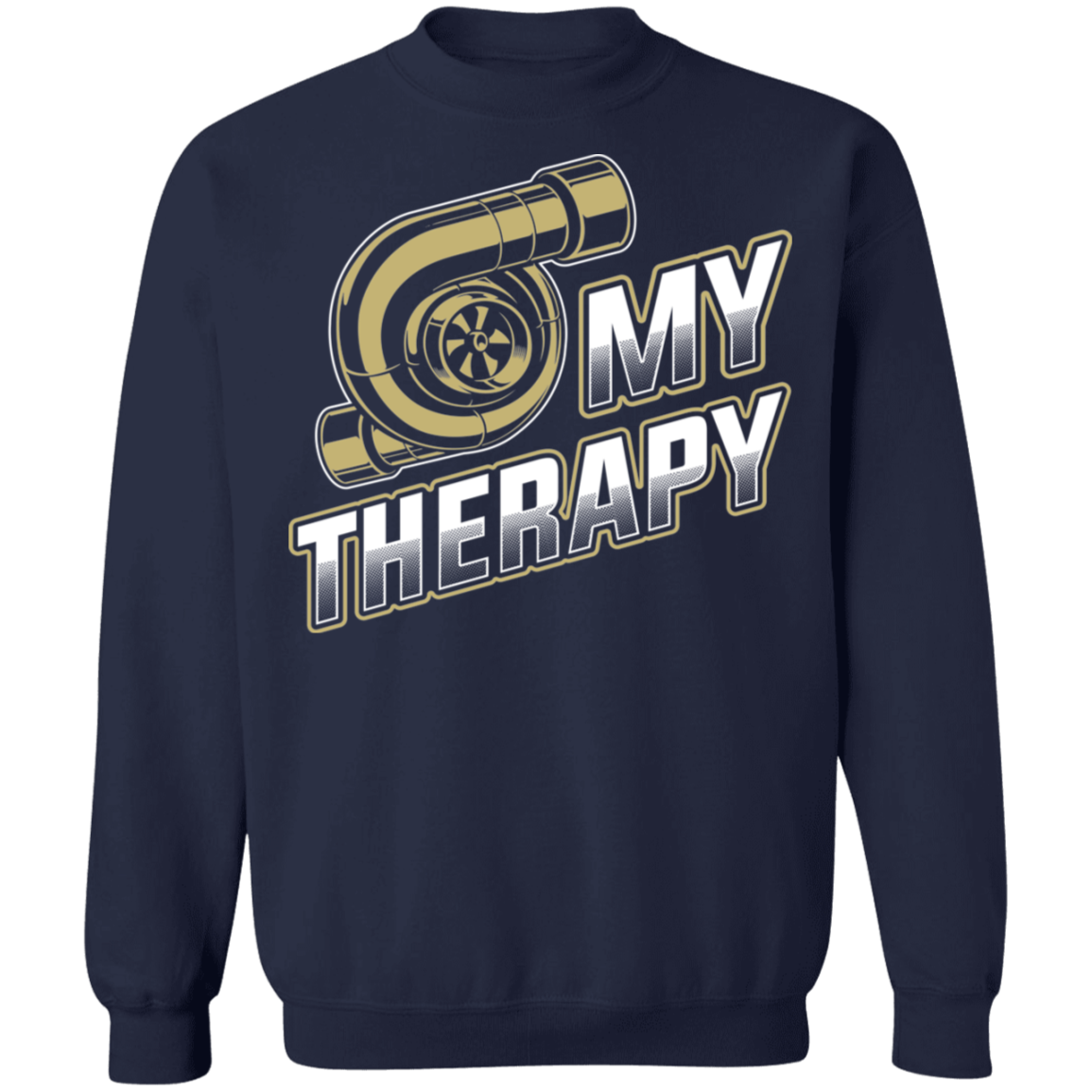 Turbo is My Therapy Racing Boosted Crewneck Sweatshirt