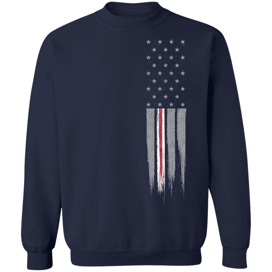 Nurse Medical Thin Line American Flag Crewneck Sweatshirt