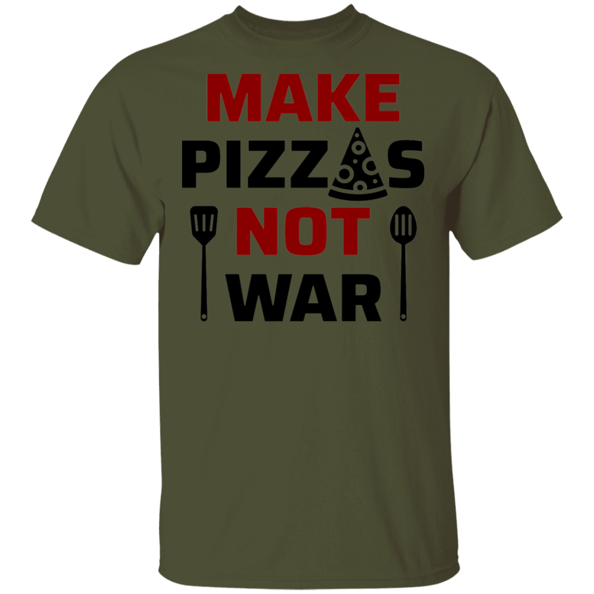 Make Pizzas Not War Cooking T-Shirt