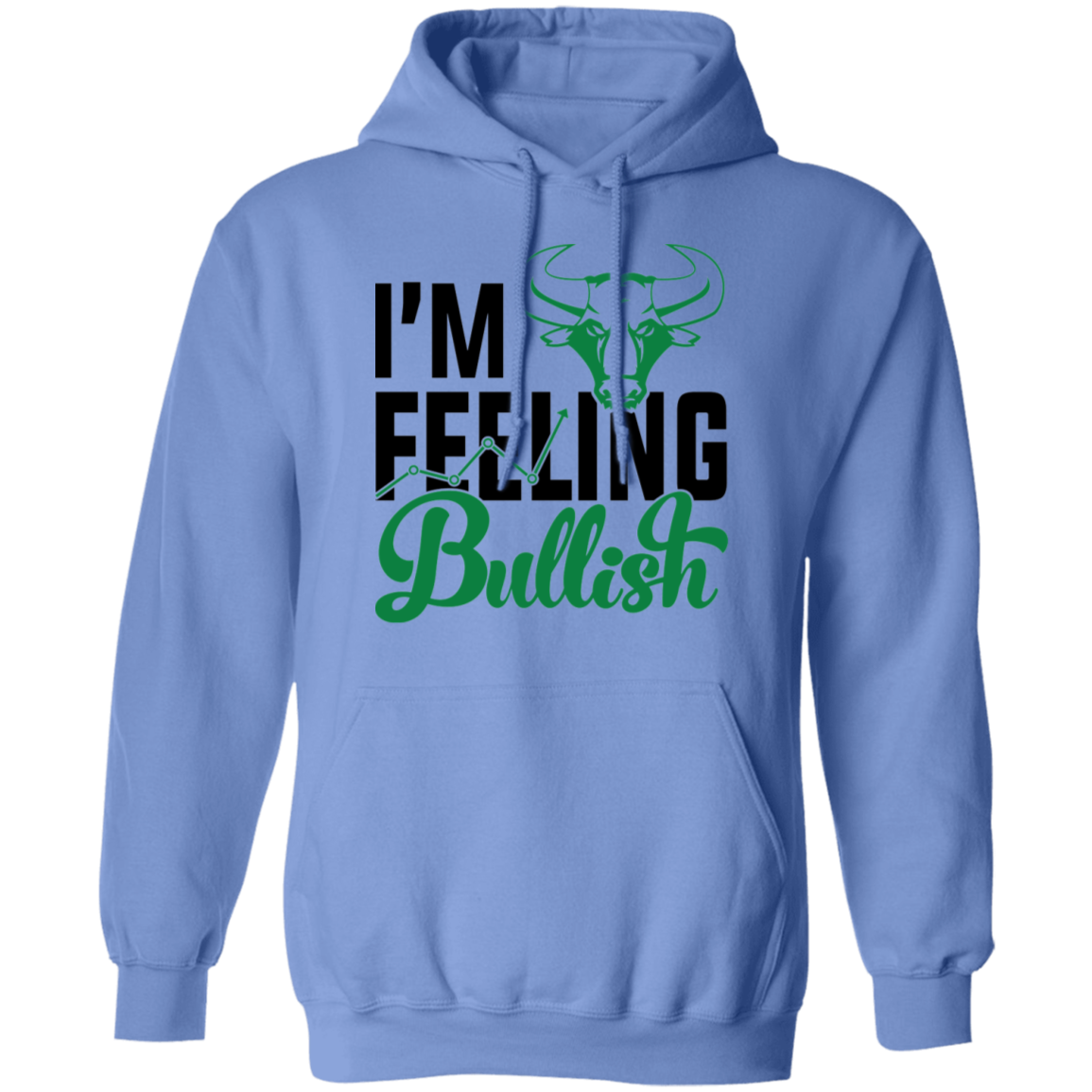I'm Feeling Bullish Stocks Technical Analysis Pullover Hoodie