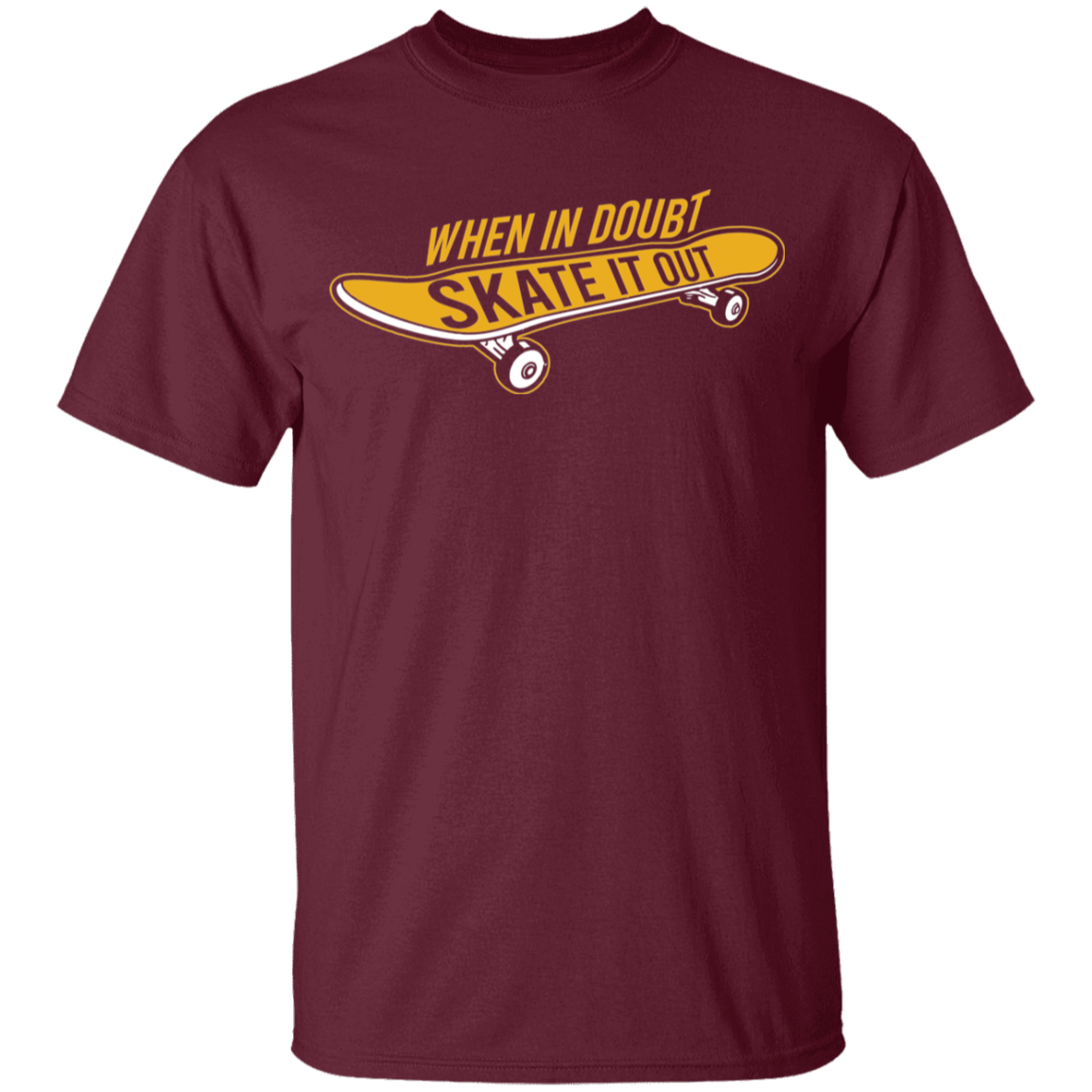 When In Doubt Skate It Out Skateboarding Skateboard Youth T-Shirt