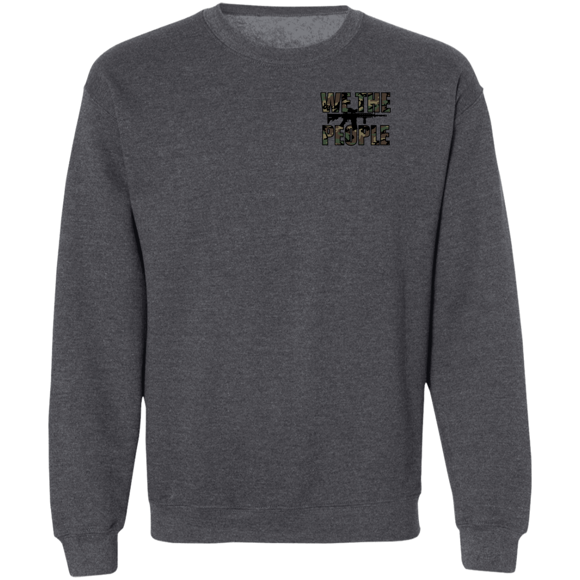 We the People Don't Tread on Me Gadsden Flag Double Sided Crewneck Sweatshirt