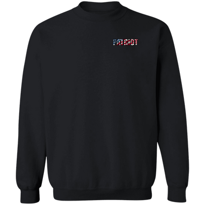 Patriot 1776 American Bald Eagle Double Sided Crewneck Sweatshirt