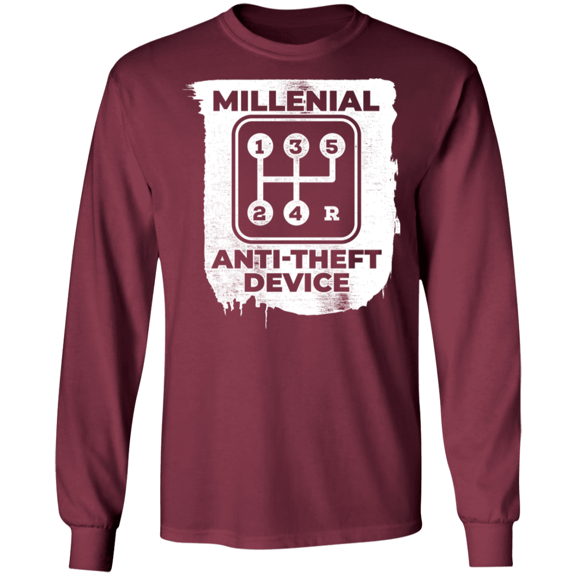 Millennial Anti-Theft Device Long Sleeve T-Shirt